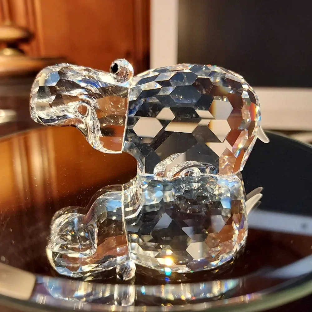 Swarovski Crystal Hippopotamus - Picture 2 of 5